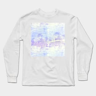 Purple and Blue Soft Shibori Long Sleeve T-Shirt